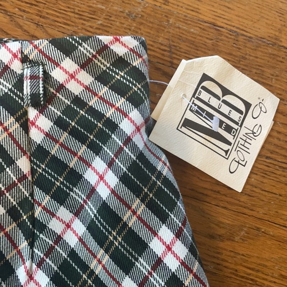 Vintage green plaid skirt - Picture 2 of 5